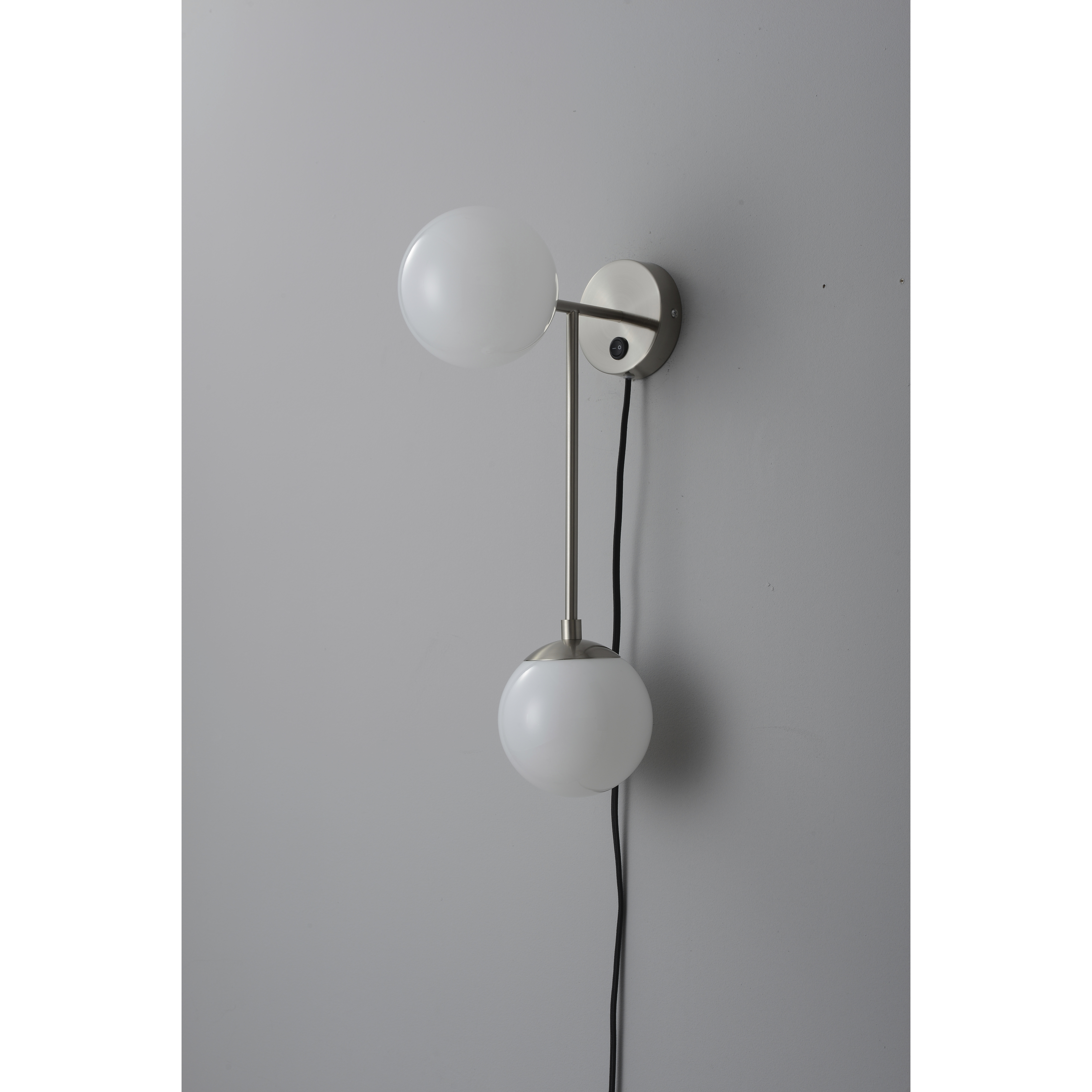 Duo LED 6 inch Satin Nickel Sconce Wall Light
